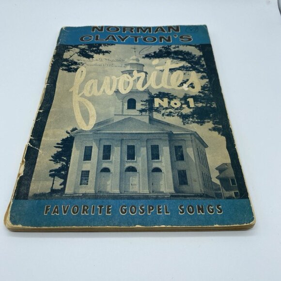 Norman Claytons Favorite Gospel Songs No. 1957 Christian Music Hymn Book Vintage - Picture 4 of 16